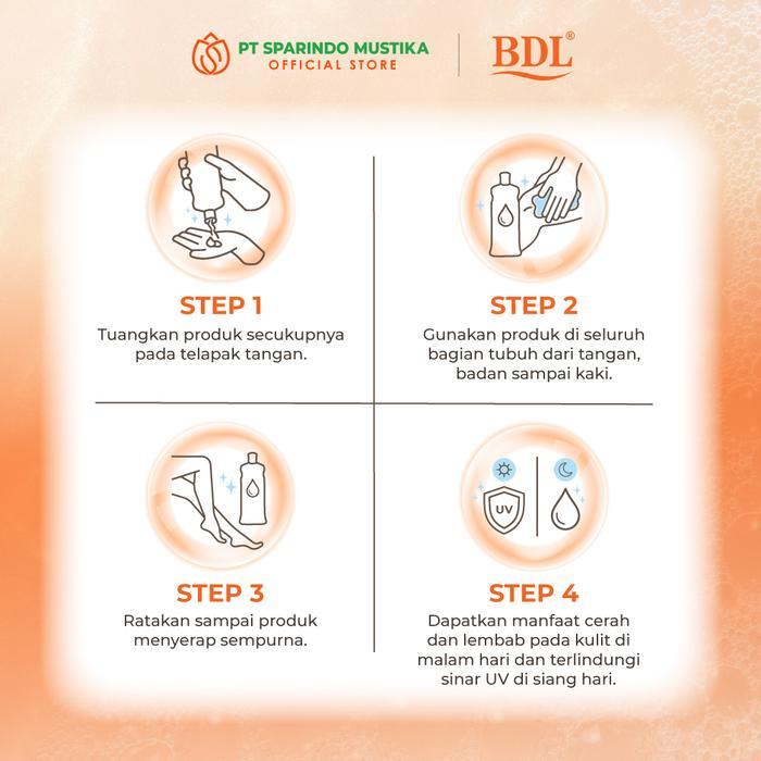 75r2- Bdl Hand & Body Lotion 600Ml Lotion Brightening Sun Protect With Uv Filter