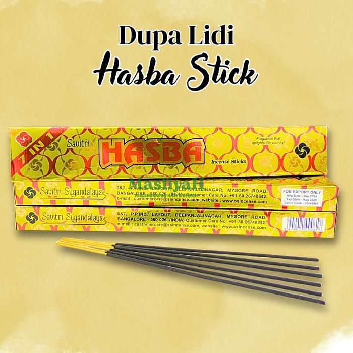 (1 LUSIN) Dupa Hasba Dupa Lidi Hasba Dupa Stik Lidi Arab Savitri Class Hasba Bukhur Buhur Bakhoor