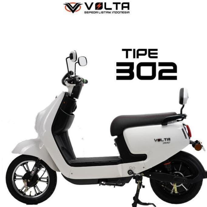 Sepeda Listrik E-Bike Volta 302 Mirip Migo - Putih - Putih Celio0877 Nadila Store 09