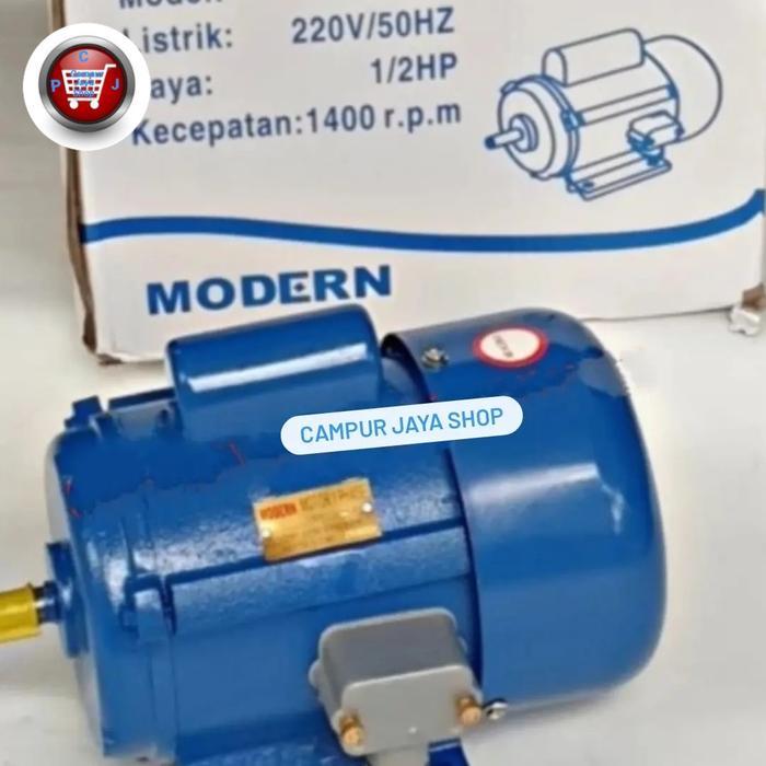 Dinamo Electro Motor Modern 1/2HP Mesin Penggerak Listrik 0,5 Hp
