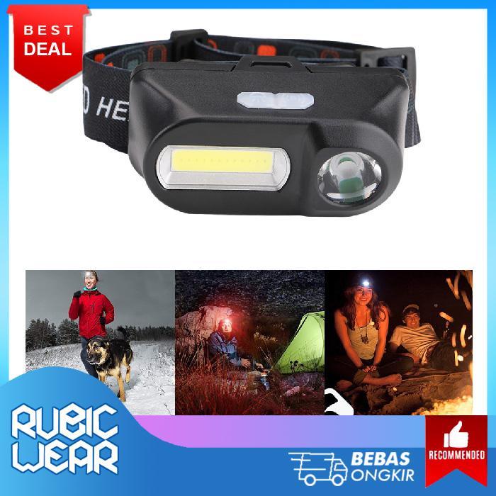 headlamp lampu senter kepala charger