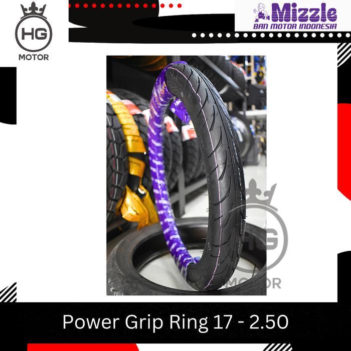 MIZZLE POWER GRIP 250 275 300 RING 17 BAN LUAR BELAKANG MOTOR BEBEK