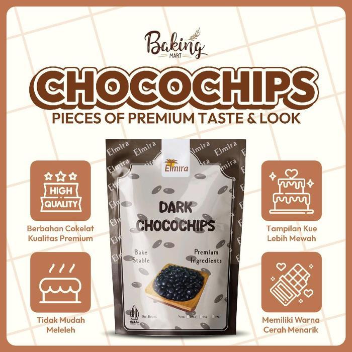 Ready Chocolate Chips stengah bulat 3kg seperti Lagie / choco chips