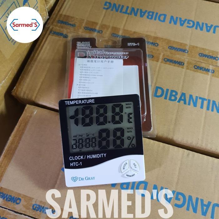 Thermometer Ruangan HTC 1 Dr Gray / Thermometer Digital Ruangan