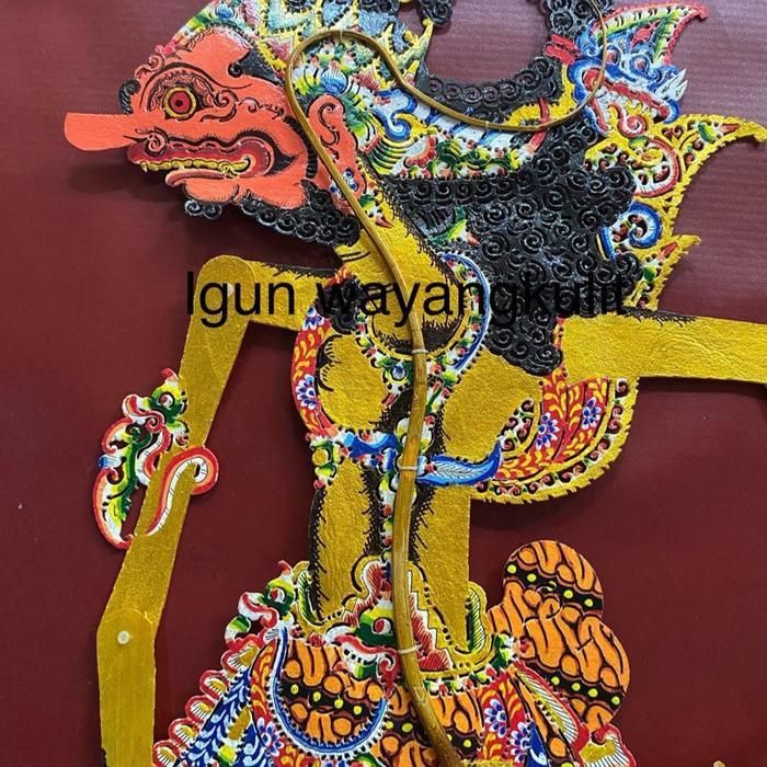 Murah Wayangkulit kongso gapit kayu sambung penjalin/wayang kulit kongso Premium