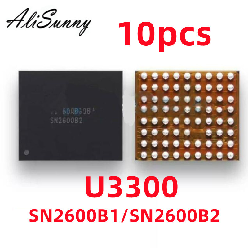 AliSunny 10pcs U3300 SN2600B1 SN2600B2 Power Charging ic for XS Max XSM XR USB Charger Chip  Repair 