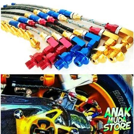 Selang Oli Gardan Garden Tutup CNC Selang Serat Variasi Motor Kontes Beat fi Mio Vario Scoopy