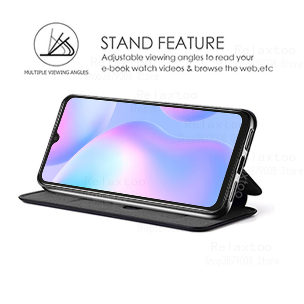 redmi 9C NFC Case Leather Flip Magnetic Case For xiaomi redmi 9c redmi9c 9 c nfc smartphone wallet s