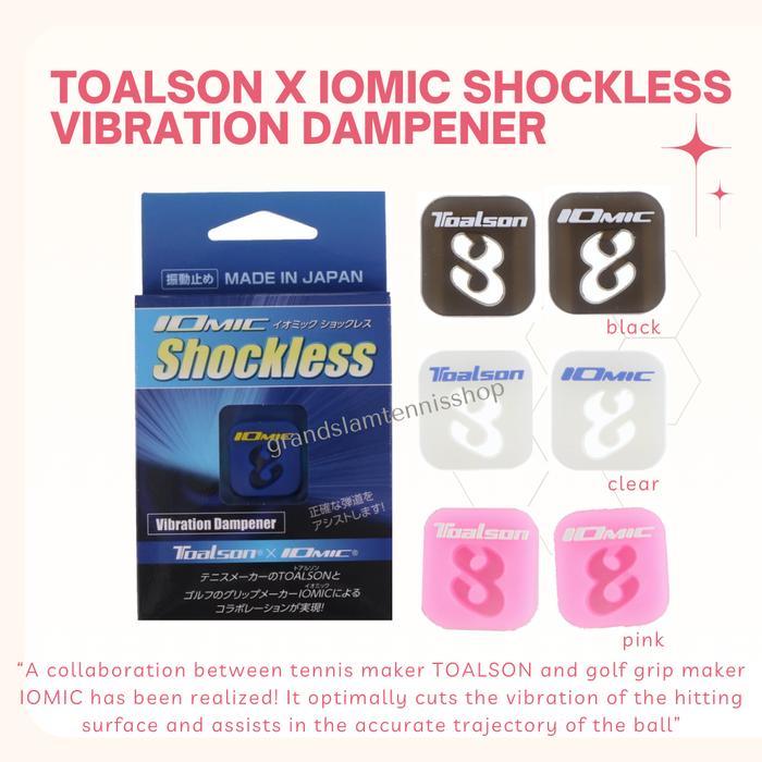 Toalson x Iomic Shockless Vibration Dampener Tennis - Anti Getar Raket Tenis
