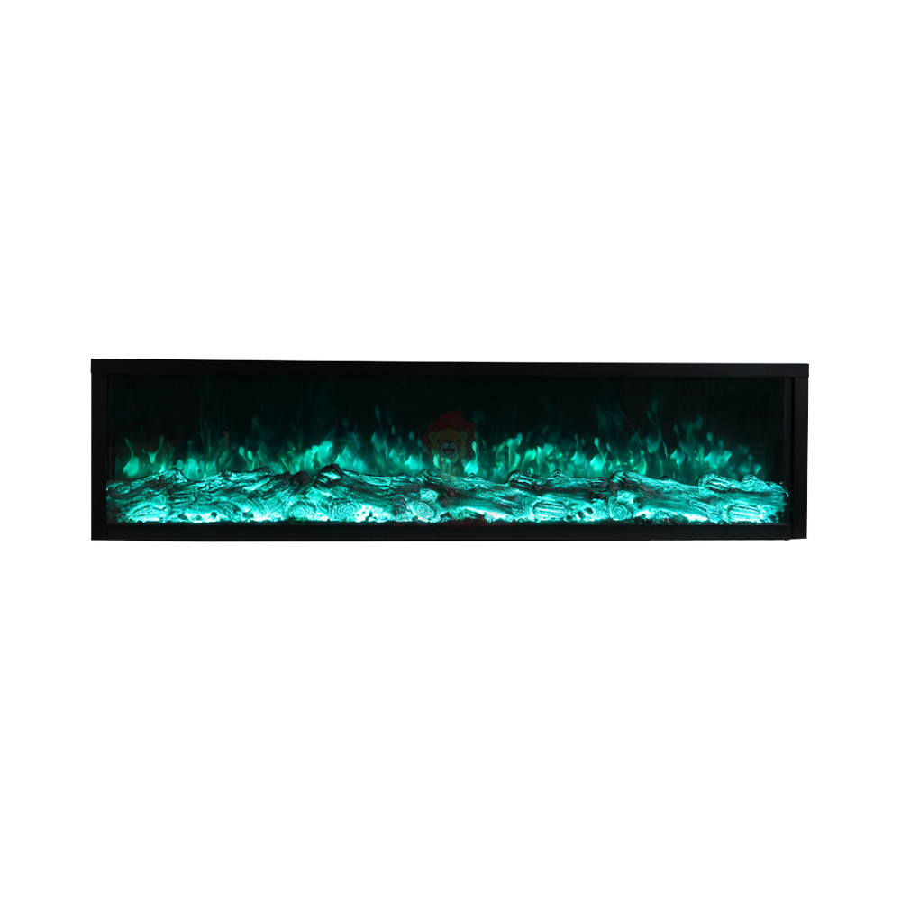Wholesale Decor Flame Electric Fireplace Heater Insert Wall Mounted Led Smart Luxury Fireplace
