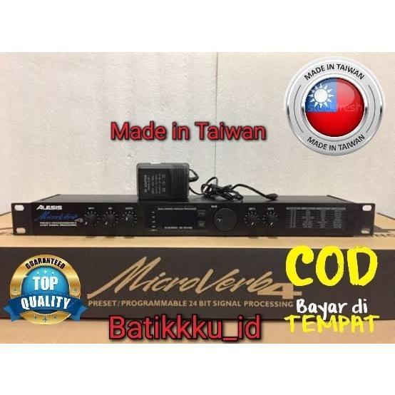 [Made In Taiwan ] Effect Vocal Alesis Microverb 4 / Microverb4 (Grade A) Made In Taiwan Kuping Besi