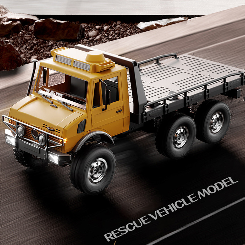 Jjrc C8823 1:18 6x6 Off-Road Rc Car -Metal Chassis Crawler Dual Speed Gearbox 370 Motor Rc Truck Rtr