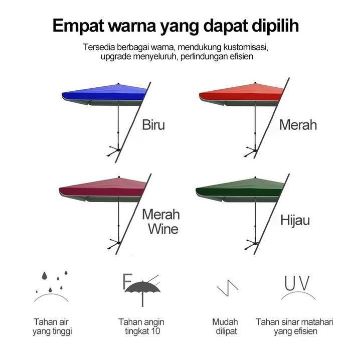 Bit Cheaper - Payung Teduh Ukuran Besar / Payung Outdoor Anti Uv Untuk Berjualan / Payung Komersial