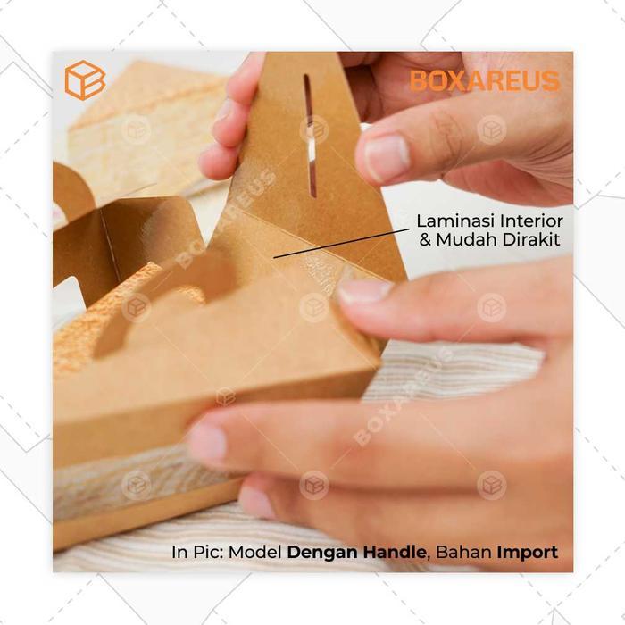doni- Cake Slice Box Packaging Segitiga Kemasan Kue Potong Mille Crepes Tart Fp Slice Cake
