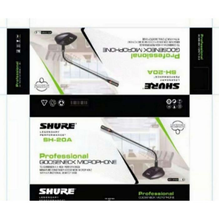 GROSIR MIC MEJA PODIUM SHURE SH 20A CONFERENCE