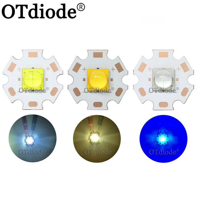 20W 7070 LED 3V 6A replace XHP70.2 XHP50.2 Diode Emitter Cool Warm White Blue for Flashlight lamp