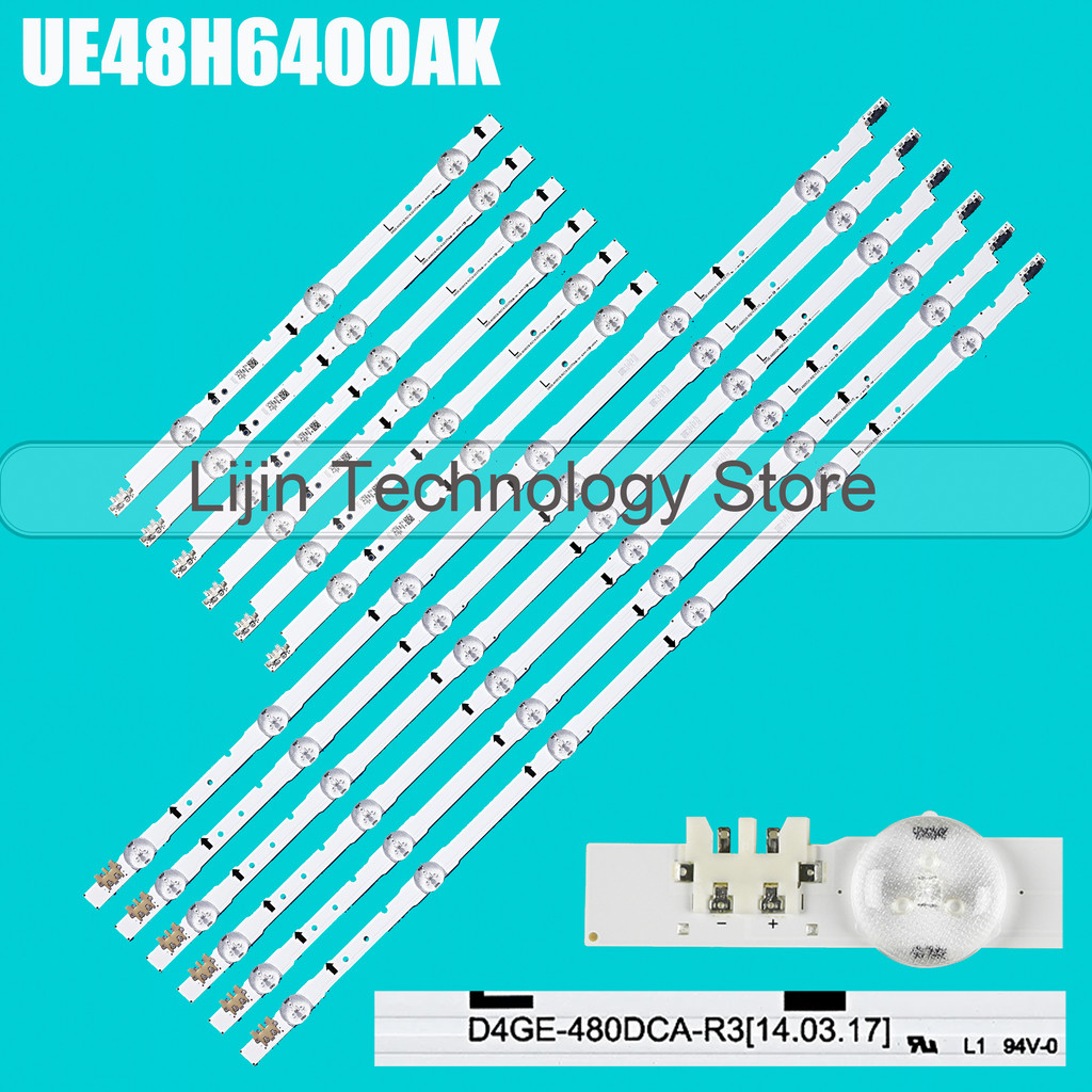 12pcs/set LED strips for UE48H6400 UE48J5600 UE48J5600 UE48H5000 UE48H5500 UE48H6200AK UE48H6260SS