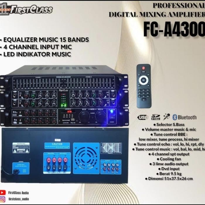 AMPLIFIER KARAOKE FIRSTCLASS FC A4300 / FCA 4300