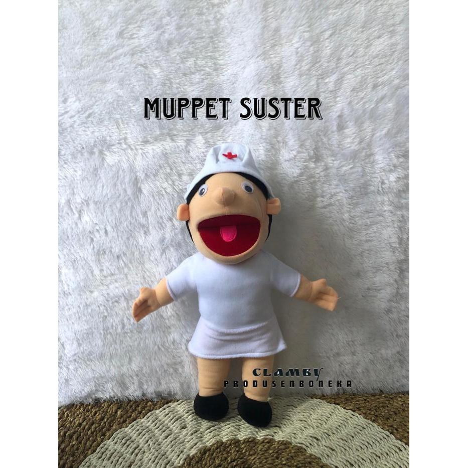 Hot Promo Boneka Tangan Muppet Profesi Dokter Laki-Laki Hand Puppet Kode 39