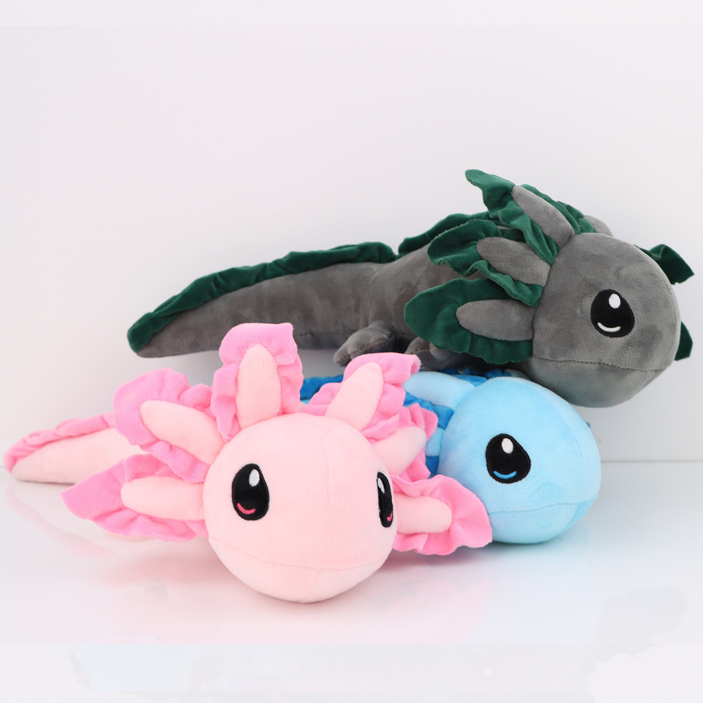 45cm Pink Axolotl Plush Toy Kawaii Axolotl Plush Dolls Soft Stuffedl Plush Animal Toys Christmas