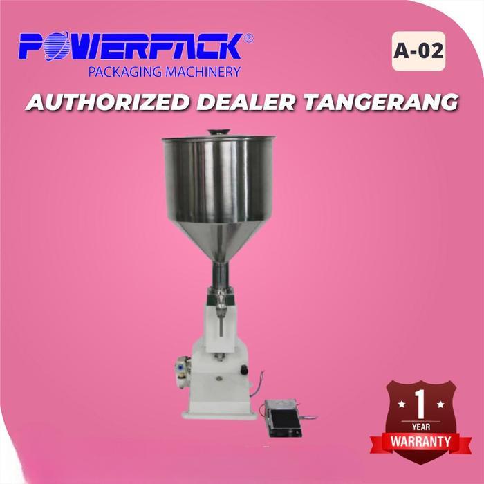 POWERPACK A-02 Pneumatic Pasta Filling / Mesin Pengisi Cairan Kental