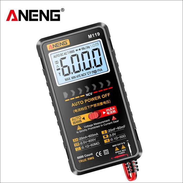 ANENG M119 Portable 6000 Counts Digital Multimeter Avometer