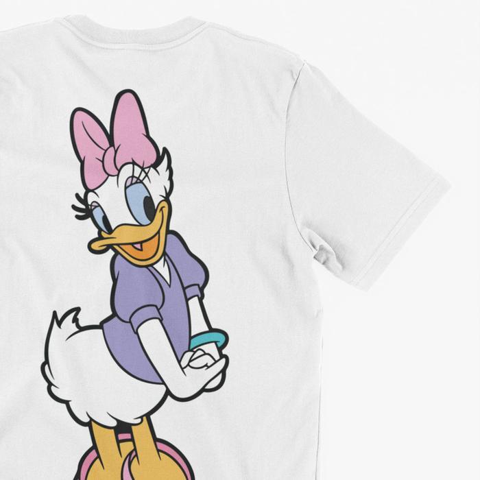 TERMURAH Tomoinc T-Shirt Kaos Wanita Donal Duck - Daisy Duck