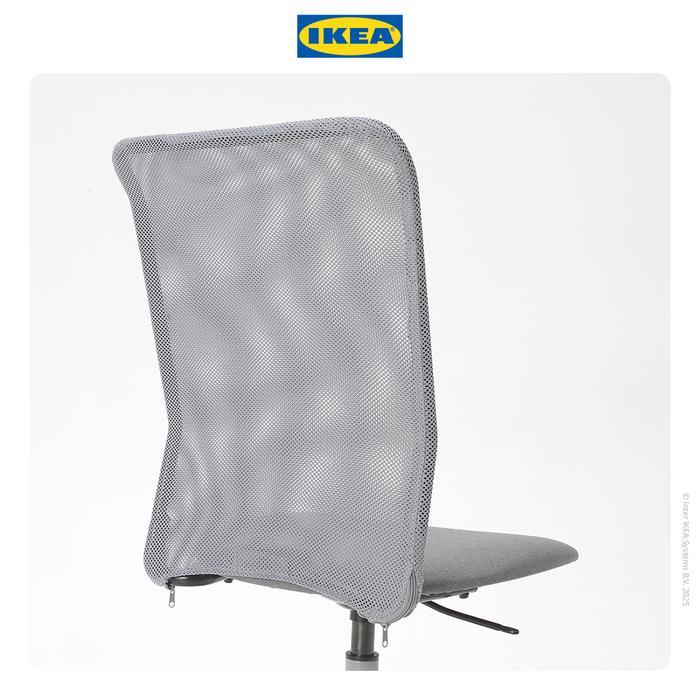 0nym- Ikea Toberget Kursi Kerja Putar Abu-Abu Adjustable