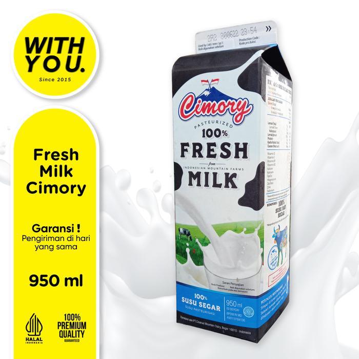 rcdf- Cimory Fresh Milk 1Liter Susu Segar Full Cream