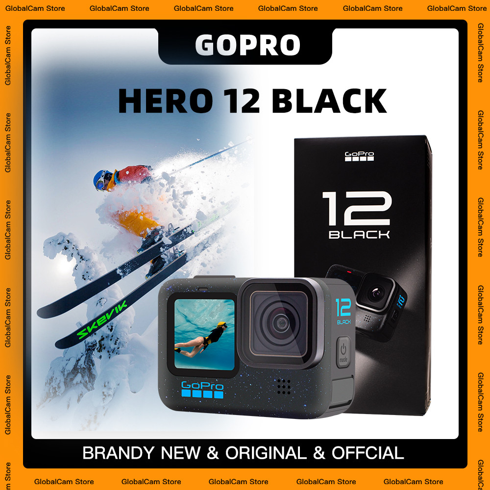 Original Gopro Hero 12 Black Action Camera 4K Waterproof Underwater Vlog Hero12 Go Pro Mini Camera