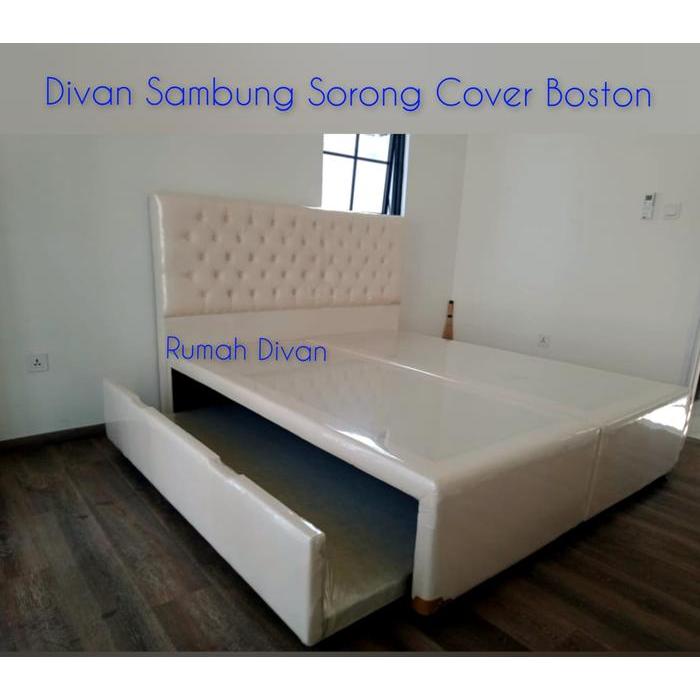 Divan Dipan Sambung Sorong Cover Uk.180*216/120*200 Blm Termasuk Kasur