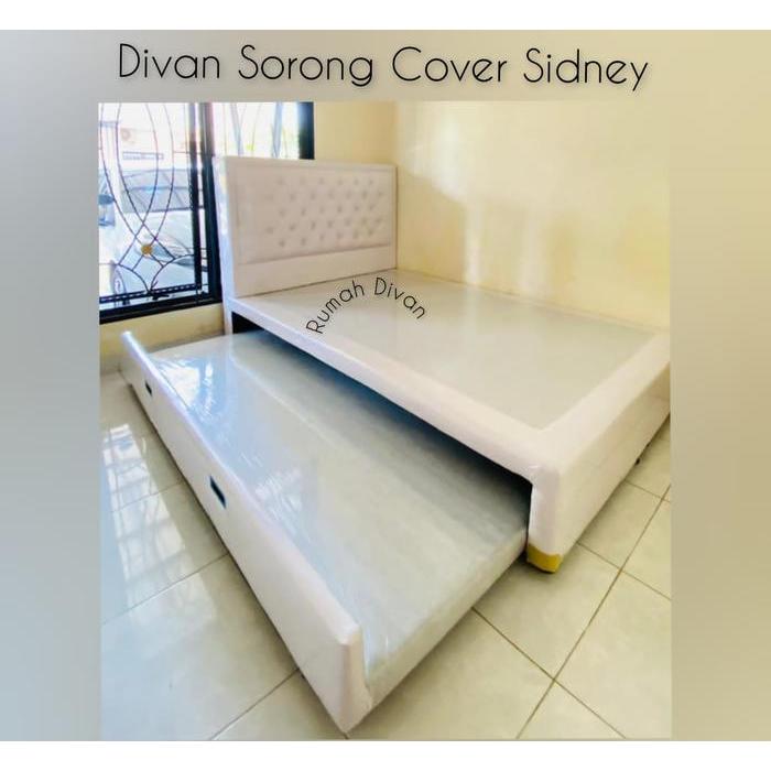 Tempat Tidur Dipan Divan Sorong Cover Uk.160X200 Panjang Sorong 180Cm