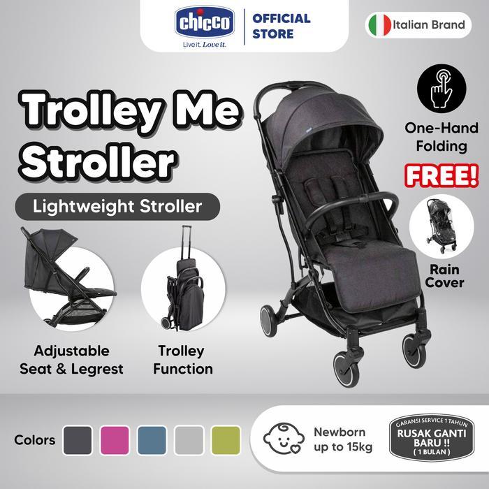 CHICCO TrolleyMe Stroller / Stroller Bayi Lipat Travelling / Stroller Anak / Stroller Ringan