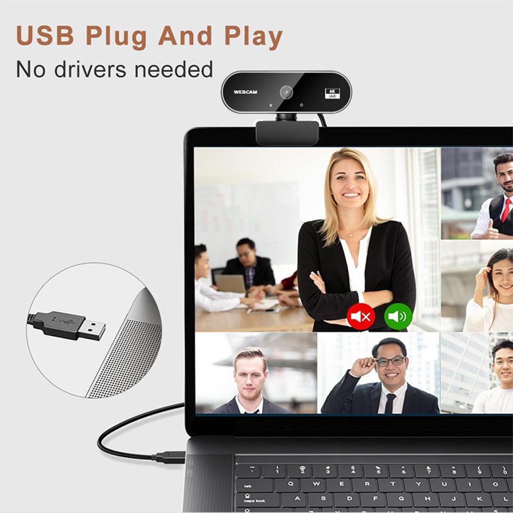 Webcam For Pc Pc Ca 4K Hd Wireless Monitor For Business Calling Meetings Laptop Desktop Game