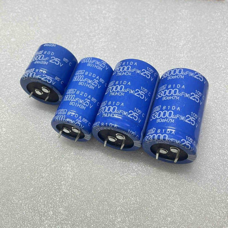 2Pcs/Lot 25V 6800Uf 18000Uf 27000Uf 33000Uf Filter Electrolytic Capacitor Fever Audio Filtering