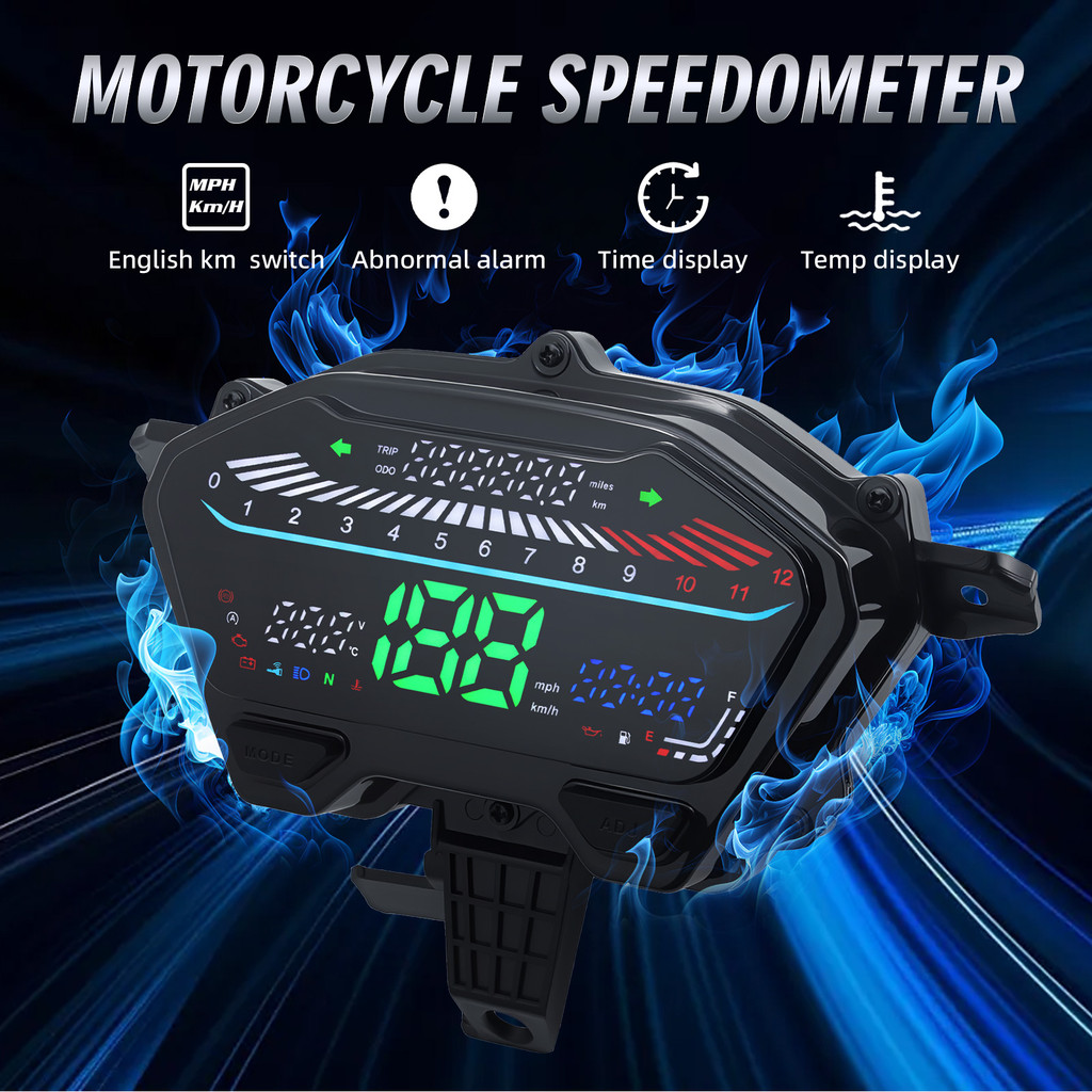 Motorcycle Led Speed Gauge Fuel Gauge Tachometer Clock Motor Dashboard For Honda Vario 125 Led Vario