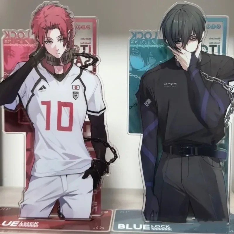 New Blue Lock Acrylic Stand Figure Rin Itoshi Itoshi Sae Anime Peripherals Dormitory Desktop