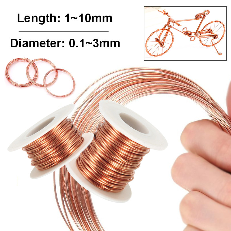 1M~10M Pure Copper Wire Copper Coil Conductive Copper Wire Ultra-Fine Copper Wirebare Copper Wire T2