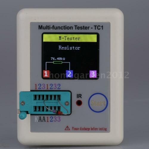 Lcr-Tc1 Transistor Tester Tft Diode Triode Capacitance Meter Lcr Esr Npn Mosfet