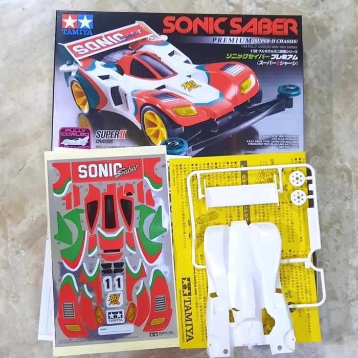 Body Sonic Saber Premium + Decal + Dus Manual Book Ori Tamiya