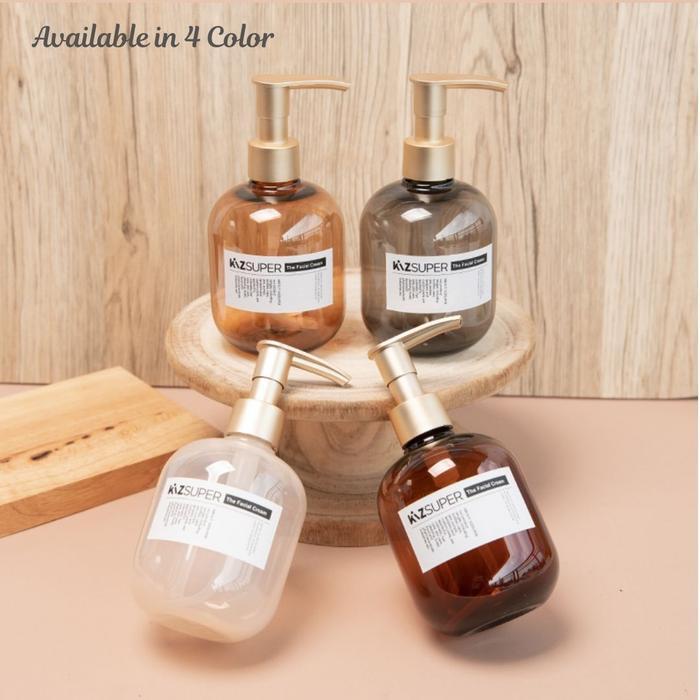 Ecoco - Botol Sabun Aesthetic Akemi Botol Refill Sabun Cair 300Ml Dapat Stiker Label Botol