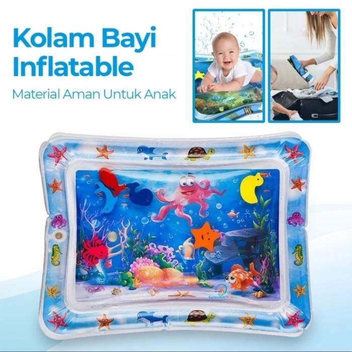Mothercare Indonesia - Mainan Tummy Time Bayi Sensory Edukasi Kolam Play Mat Water Kids Baby
