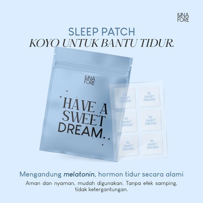 Lunafore Sleep Patch Isi 12 Patch / 2 Sticker