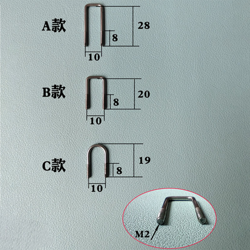 Metal U-bolt Steel Plate Screws for 1/14 Tamiya RC Truck Trailer Tipper Scania MAN Benz Actros Volvo