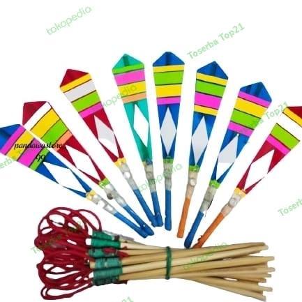 Mainan Kitiran Terbang Led / Ketapel Baling Baling Lontar