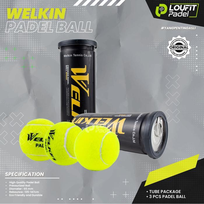 Padel Ball Bola Padel WELKIN Premium Original