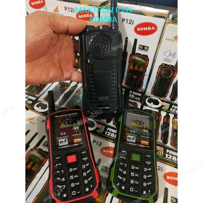 HP GUNUNG MAXTRON BOMBA P12I BATERAI BESAR