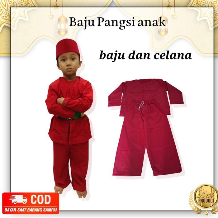 Baju pangsi anak baju anak betawi baju baju pangsi sd baju pangsi tk