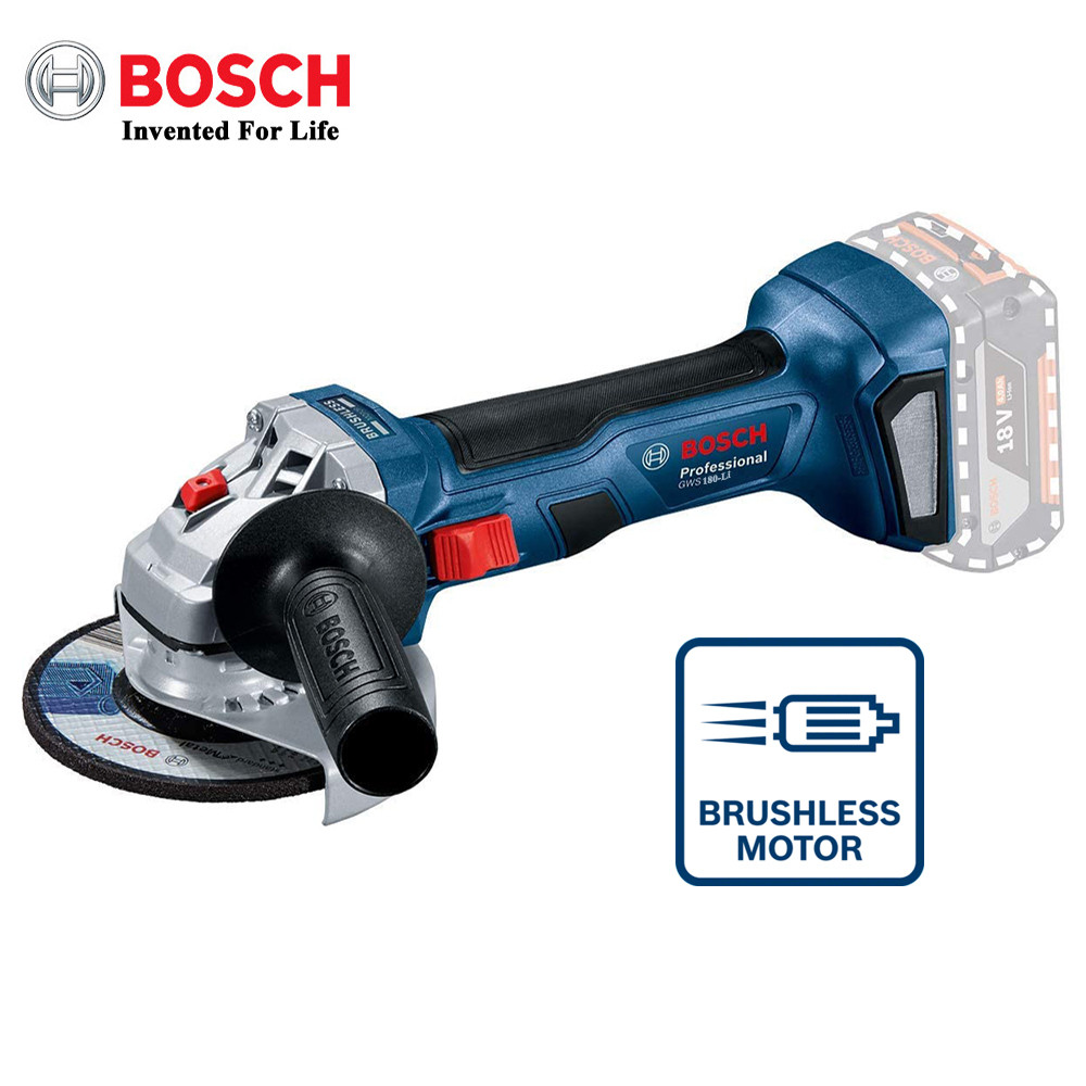 Bosch GWS 180-LI Cordless Brushless Angle Grinder Cutting Polishing