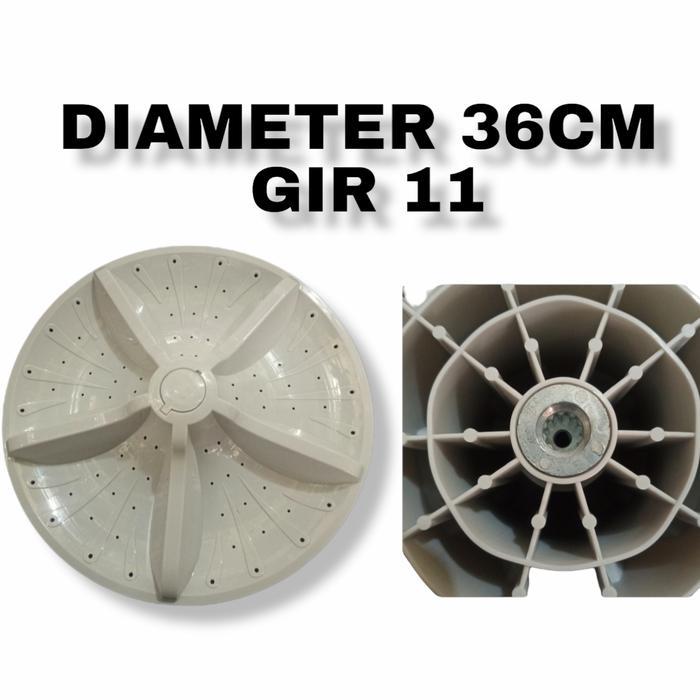 PULSATOR MESIN CUCI 1 TABUNG SHARP GIGI 11 DIAMETER 36CM